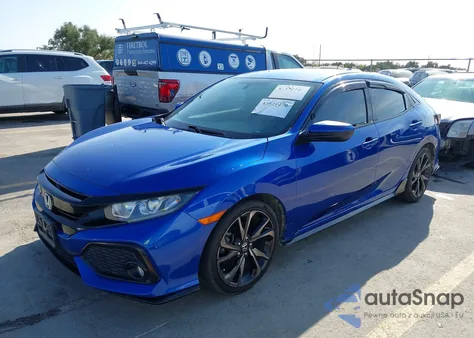 2018 Honda Civic Sport из США, поврежденный, VIN SHHFK7H4XJU415543